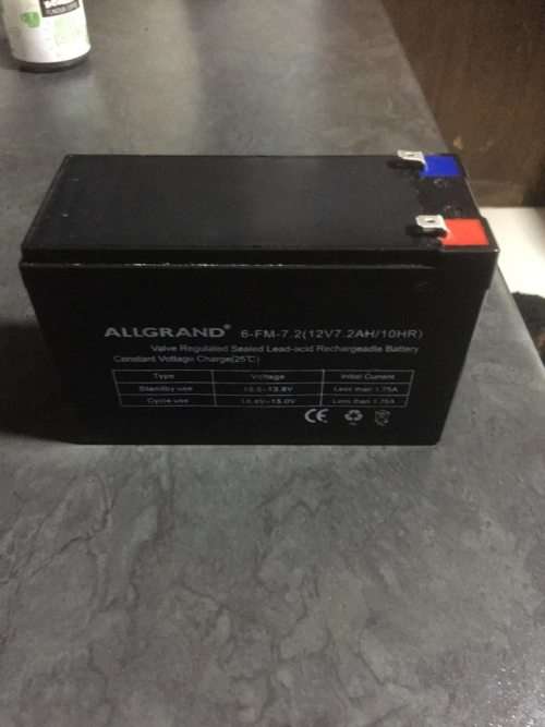 12V 7.2ah battery