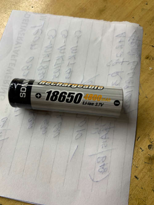 18650 Lithium-ion Rechargeable Batterys