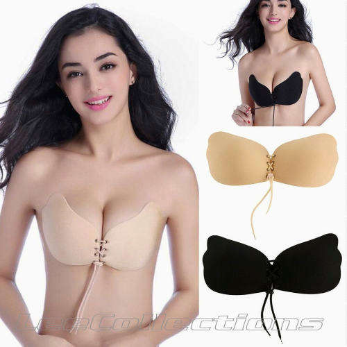 Size C- Push-Up, Strapless, Backless, Self-Adhesive, Silicone ,Stick-on Invisible Bra-Local Stock
