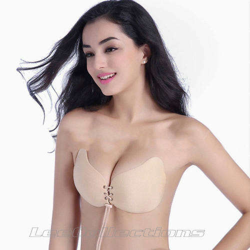 Size C- Push-Up, Strapless, Backless, Self-Adhesive, Silicone ,Stick-on Invisible Bra-Local Stock