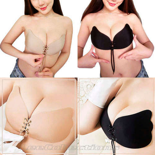 Size C- Push-Up, Strapless, Backless, Self-Adhesive, Silicone ,Stick-on Invisible Bra-Local Stock