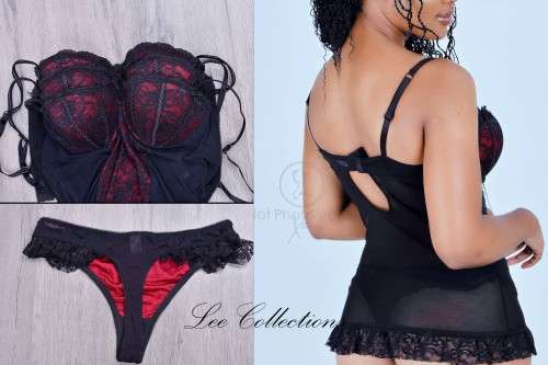 Sexy lace camisole, corset, lingerie, babydoll with a thong_Size 36