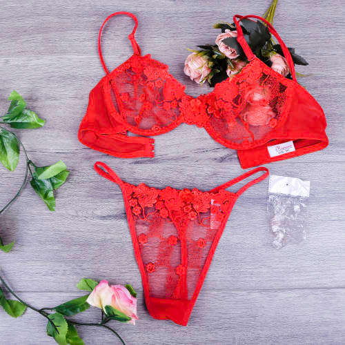 Sexy Lace Bra set Lingerie,G-string