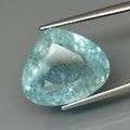 17.87ct Ravishing Colour Sky Blue Aquamarine Pear Shape 100% Natural
