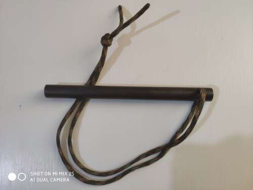 Jumbo Ferrocerium rod with Paracord Lanyard 6 inch rod ( 150mm )  ( fire starter )