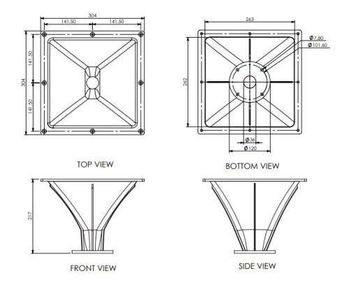 P Audio HORN FLARE PH305