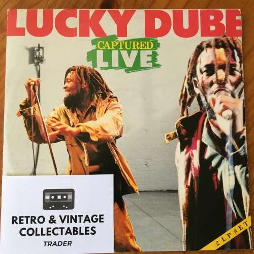 Lucky Dube - Captured Live (Double Album) LP VG+/VG SA Pressing