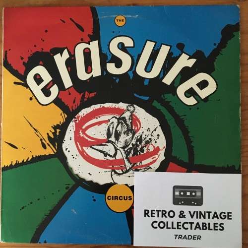 Erasure - The Circus LP G+/G+ SA Pressing
