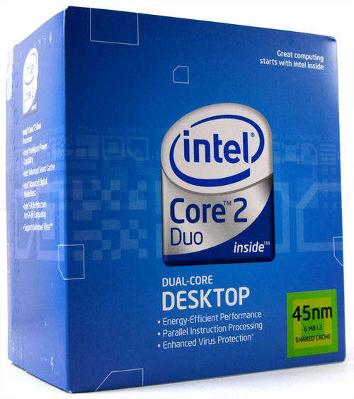 Intel Core 2 Duo Processor E8400 LGA775 (6M Cache, 3.00 GHz, 1333 MHz FSB)