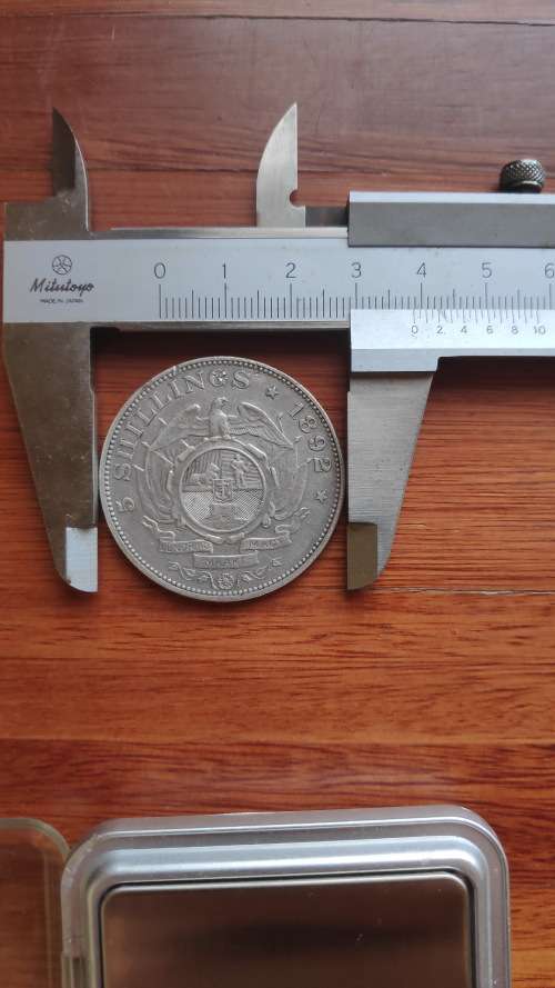 1892 ZAR Single Shaft 5 Shilling