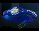 Power Balance--Silicone Bracelet Wristband--BLUE--EXTRA LARGE-
