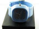 UNISEX JELLY SILICONE WATCH - BLUE -