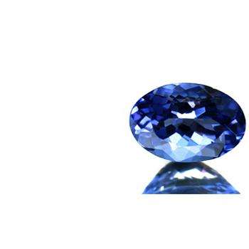 0.54 CT SPECTACULAR TOP CUSHION BLUISH VIOLET NATURAL TANZANITE AAA