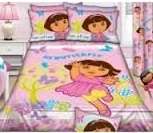 Dora - Hi Butterfly  Single Duvet Set