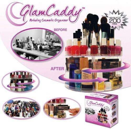 Glam Caddy Versatile Rotating Cosmetic & Beauty Organiser
