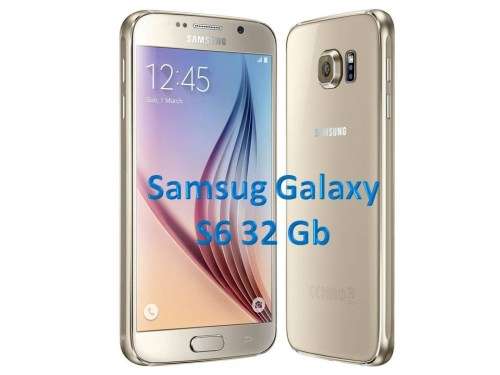 SAMSUNG GALAXY S6 32GB 16MP CAMERA GOLD WITH FREE COVER