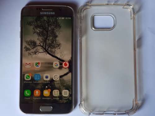 SAMSUNG GALAXY S6 32GB 16MP CAMERA GOLD WITH FREE COVER