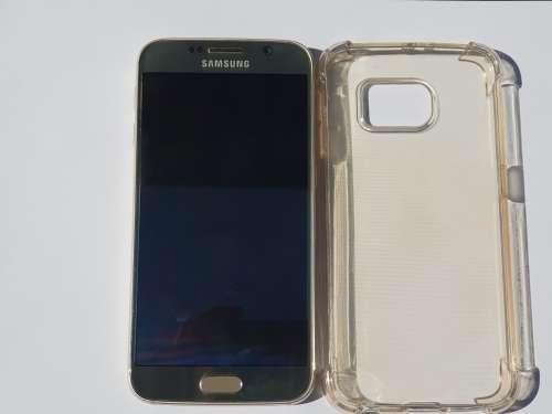 SAMSUNG GALAXY S6 32GB 16MP CAMERA GOLD WITH FREE COVER