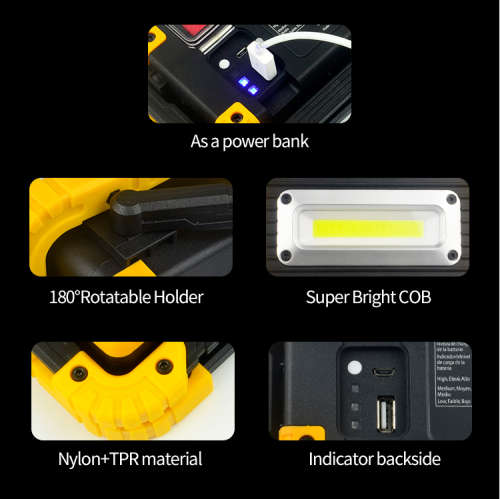 20W LED COB Spot Flood Light USB Rech**CHEAPEST SHIPPING ON BIDORBUY***