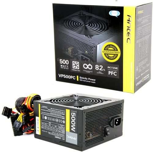 Antec VP500PC 500w Power Supply (Brand New Open Box)