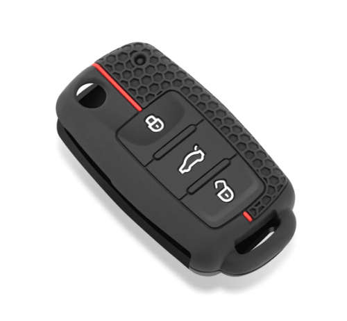 Volkswagen 3 Button Flip Key Case Cover