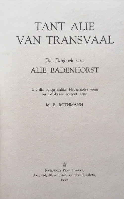 Tant Alie van Transvaal