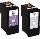 LEXMARK 14 BLK AND 15 CLR COMPLETE SET