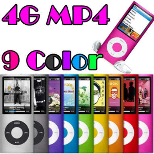 4th Gen 4GB Super Slim 1.8" TFT High Definition LCD Screen MP3 MP4 Radio FM Player -NOT iPod Nano!!