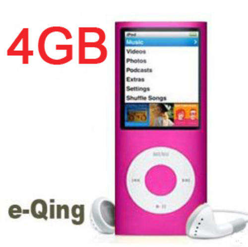 4th Gen 4GB Super Slim 1.8" TFT High Definition LCD Screen MP3 MP4 Radio FM Player -NOT iPod Nano!!