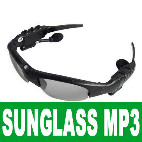 2GB Sunglass Mp3 Player - Wireless Music Anywhere, Any Time - Cool Sport Fashion Headset