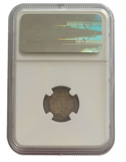 **Premium ZAR R1 Auction** 1893 3P MS61
