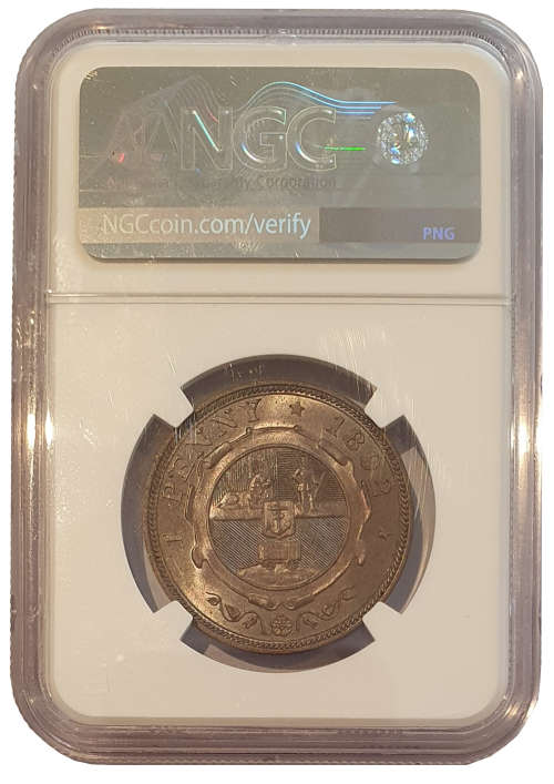 **Premium ZAR R1 Auction** 1892 1P MS64 BN