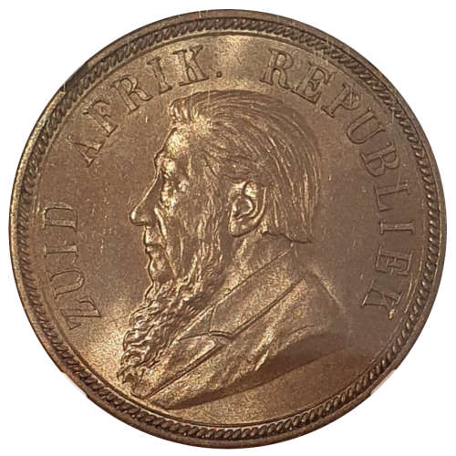 **Premium ZAR R1 Auction** 1892 1P MS64 BN