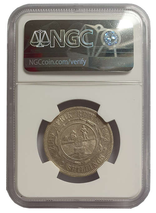 1893 2 Shillings XF40