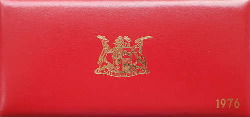 1976 Long Proof Set - with Gold R1 and R2