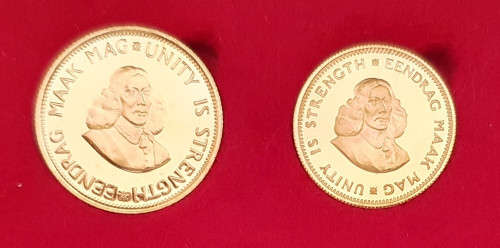1977 Long Proof Set - with Gold R1 and R2