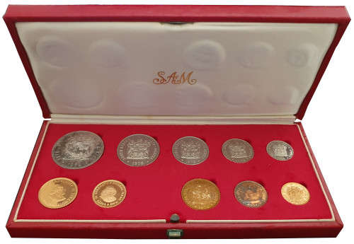 1978 Long Proof Set - with Gold R1 and R2