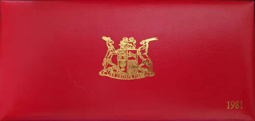 1981 Long Proof Set - with Gold R1 and R2