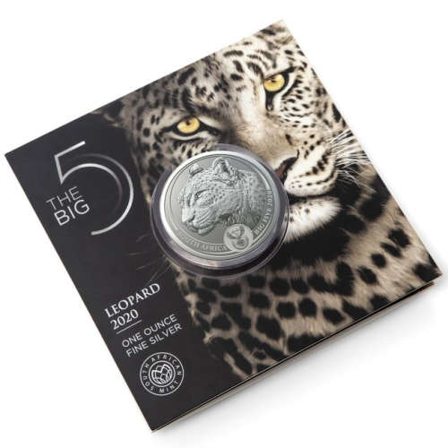 2020 Big Five Series Leopard - 1oz Fine Silver (sealed)