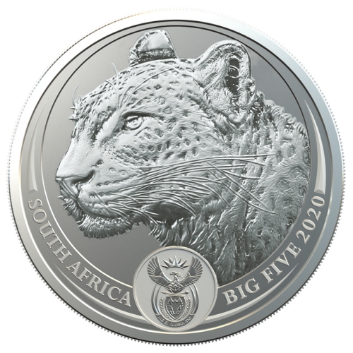 2020 Big Five Series Leopard - 1oz Fine Silver (sealed)