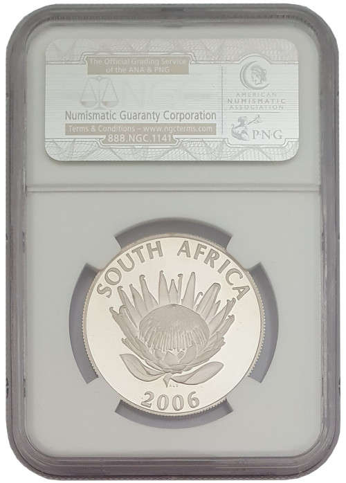 2006 Protea Silver R1 PF69 Ultra Cameo - Tutu
