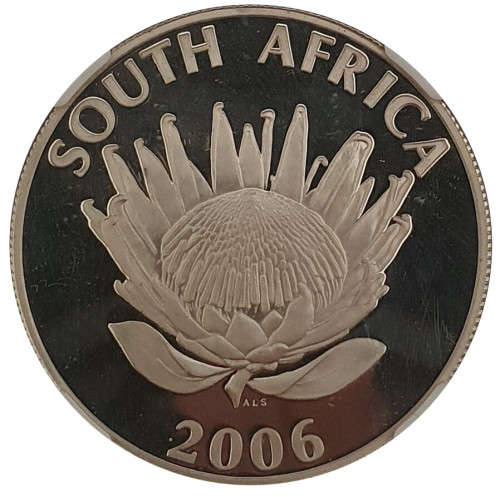 2006 Protea Silver R1 PF69 Ultra Cameo - Tutu