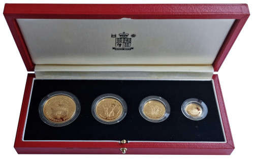 1995 Jersey Four-Coin Gold Proof Collection