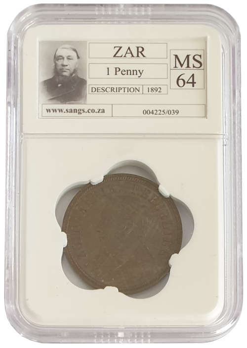 1892 Penny MS64