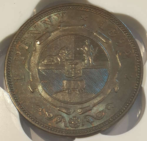 1892 Penny MS64