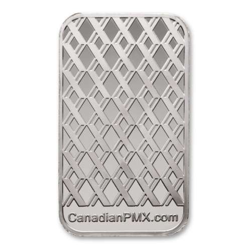 1 Ounce Silver Bar - Canadian PMX
