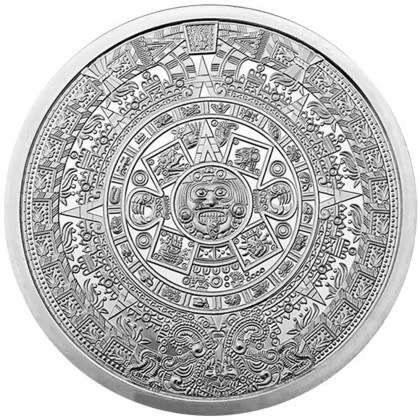 1oz Aztec Calendar Round