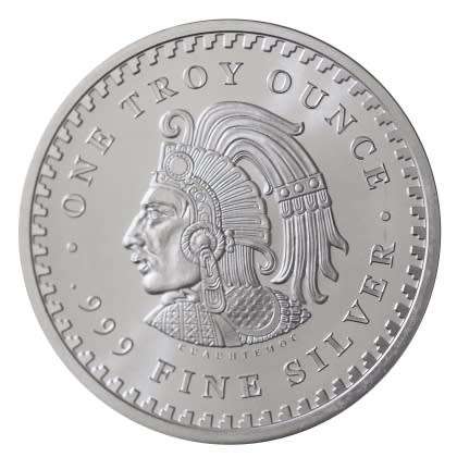 1oz Aztec Calendar Round