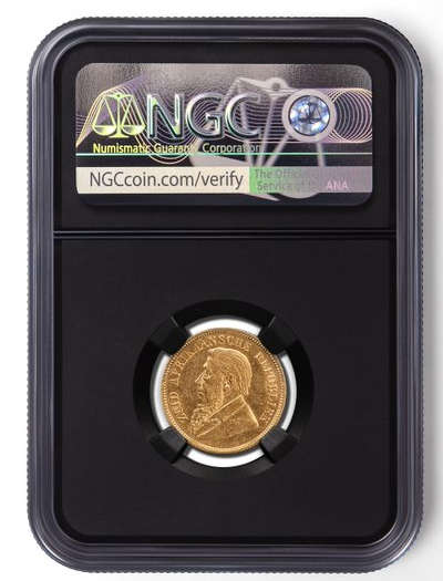 Lost Hoard Set - 1895 Halfpond XF40 and 1/10th Krugerrand