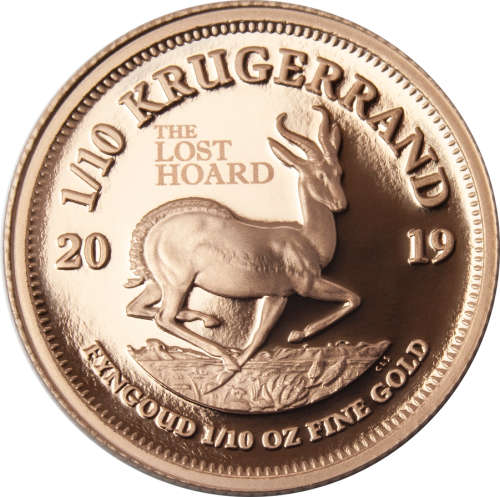 Lost Hoard Set - 1895 Halfpond XF40 and 1/10th Krugerrand